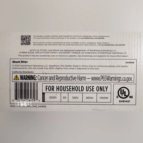 Ninja Foodi Smoothie Bowl Maker and Nutrient Extractor - Picture 3 of 3